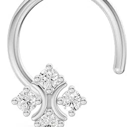 Lab Grown Diamond 0.04 Carat IGI Certified Round Star Shape Diamond Nose Pin for Women | 14K Gold FG VS Quality Diamonds-image-47