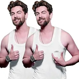 shiba Urbance Men’s White Cotton Sleeveless Vest/Baniyan – Pack of 2 | Pack of 4 | Pack of 6 (S | M | L | XL | XXL | 3XL | 4XL) – Soft, Breathable Innerwear for Men, Gym & Daily Use | 80 to 100 cms-picture-16