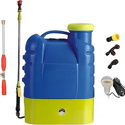Odyssey Sprayer Battery Sprayer (16 Lt) | 12V X 8Ah Battery | Free Spray Gun & LED Bulb | Heavy Duty Plastic Tank | High-Pressure Pump | 4 Nozzles | for Agriculture, Farming, Gardening & Pest Control-image-61