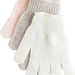 Urbana Spa Exfoliating Gloves For Shower, Bath, Exfoliating and Cleansing-image-91