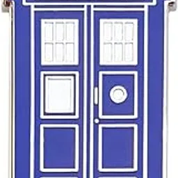 pinsanity Blue London Police Call Box Enamel Lapel Pin, One Size, Metal Silver Brass, No Gemstone-picture-44