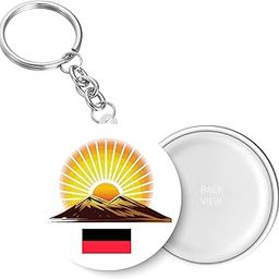 peacockride Dravida Munnetra Kazhagam Party I DMK I Key Chain (Plastic, Multicolor, 44mm)-picture-0