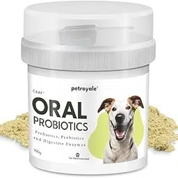 Petroyale Oral Probiotics for Dogs - Prebiotics & Probiotics - Improves Gum Health - Decreases Bad Breath in Dogs - Dog Dental Powder - Gum Disease Control | 100g-picture-54