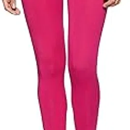 kanna fabric Stretchable & Comfortable Waist Elasticated Cotton Lycra Fabric Mid Waist Full/Churidar Leggings for Women-picture-49
