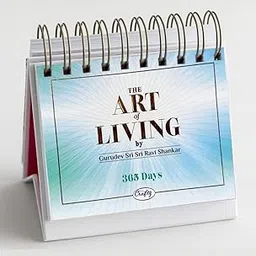 The Art Of Living 365 Days Motivational Perpetual Desk Calendar| Daily Flip Quotes By Sri Sri Ravi Shankar | Desk Decor & Corporate Gift | Inspirational Calendar With Gift Box-picture-34