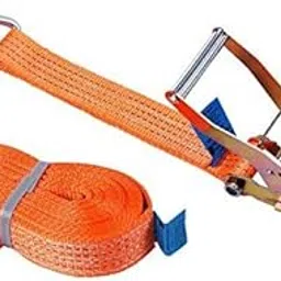 Qadar Heavy Duty Cargo Lashing Belt - 5 Ton Capacity, 50mm x 6m Polyester/Nylon Ratchet Belt for Secure Transport - Orange, Compliant with Industry Norms-picture-15