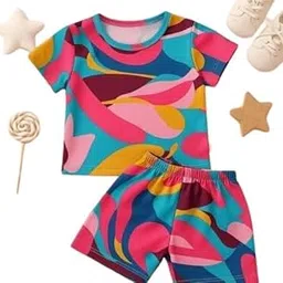 CRF HAF 100 Kids Cotton Blend Dress for Girls – Short Sleeves | Daily-picture-30