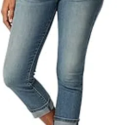 levi strauss signature gold Women Mid-rise Slim Fit Capris (Available in Plus Size)-picture-33