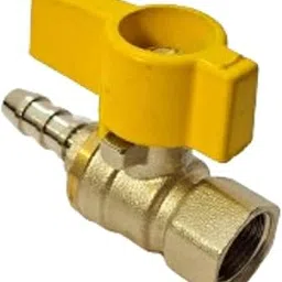 DELTA Pipe Line Fitting 1/2" BSP Female Brass Valve for Air | Gas | Water Supply with 8 MM Outlet Nozzle for Domestic and Commercial Use-picture-12