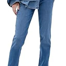 gap Women’s Straight Fit Mid Rise Mid Washed Jeans-picture-48