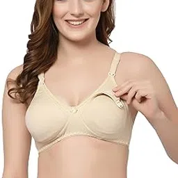 floret Women's Maternity(Nursing/Feeding) Non Padded & Non-Wired Full Coverage Bra-picture-10