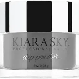Kiara Sky Glow Collection Dip Powder 1 oz | Activate with UV, LED or sunlight | STORMY WEATHER (black & blue)-image-26