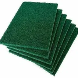 VOLOYO 10pc Heavy-Duty Green Dishwash Scrubber Pads ? 4x6 Inch Reusable Scrub Sponges for Kitchen Cleaning (4 * 6 inch, 10, Count)-picture-28