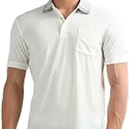 Men's Textured Regular Fit Polo Shirt (ARAKTS3872_White_M)-image-84