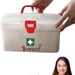 ®Mart 2-Layer Portable First Aid & Medicine Box – Family First Aid Kit, Multi-Purpose Organizer for Medicines, Tools & Small Items Medical Boxes_102_ white-image-6
