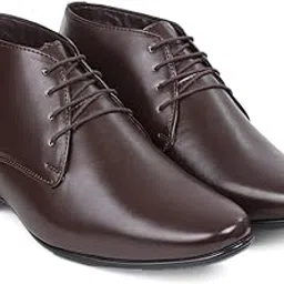 bxxy 9 cm (3.5 Inch) Height Increasing Formal and Casual Pu Leather Derby Boots for All Occasion-picture-46