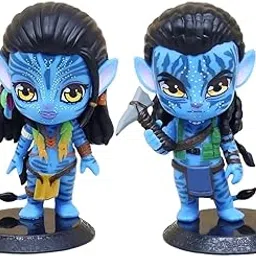 PINAKA Avatar Characters 11cm Action Figure Home Decor, Office Desk Study Table Set 2Pcs Figurines-picture-10