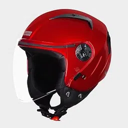 STUDDS Vogue ISI Certified Open Face Motorcycle Helmet for Men and Women with Clear Visor-picture-25