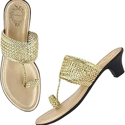 shoetopia Women Kolhapuri Heels-picture-31