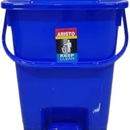 ARISTO Plastic Pedal Dustbin With Handle 15 ltr Blue-picture-14