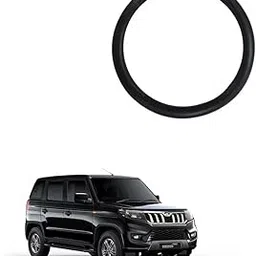 Car Steering Wheel Cover Full Black Colour Suitable for Mahindra Bolero Neo-picture-29