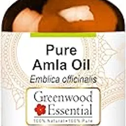 Greenwood Essential Amla Oil (Emblica officinalis) | Infused | Pure | Non-Sticky | Lightweight | For Hair Care Routines | Men & Women | Traditional Use | Natural | 30ml-picture-28
