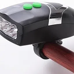 Kuber Industries Cycling Safety lights|Bicycle Light Battery Powered|Fits On Any Road Bikes (Black)-picture-40