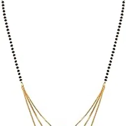 asmitta Elegant 3 Layer Gold Plated Mangalsutra | Stylish Mangalsutra For Women Girls Ladies_M283MVGLDVH5-picture-38