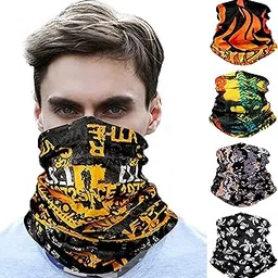 lowercase Face Cover for Men Full Face Mask Helmet Accessories Bike Mask Cycling Accessories for Men Bike Riding Accessories (Pack Of 5)-picture-26