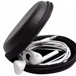 Wolfano Multi Purpose Pocket Storage Case with Cable Protector for Headphone, Pen Drives, Memory Card, Data-Cable (Black) - 2 Pieces-image-99