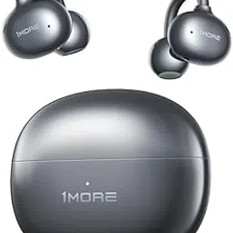 1MORE S20 Open Ear Headphones, Lightweight Comfort Clip-On Wireless Earbuds, 30H Playtime Bluetooth 5.4 Headphones with 4 ENC Microphones, IPX5 Water Resistance, Secure Fit for Sports Workout, Black-image-13