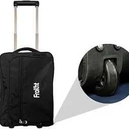 GREYFAB Business Briefcase for Men Women 15 inch Water Resistant Office Bag | Laptop Trolley Bag Cabin Size Overnighter 2 Wheels Bag (Black)-picture-37