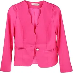 myaddiction Classic Work Wear Jacket Open Front Basic Bedroom OL Slim Solid Coat S Rosy Clothing Shoes & Accessories | Womens Clothing | Coats & Jackets-picture-18