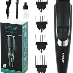 VGR Oil Head USB Rechargeable Hair Clipper/Trimmer (Black) image 1