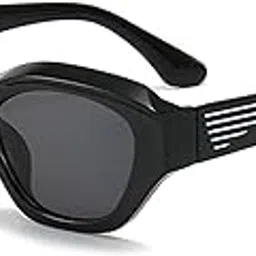 augen Modern Oval Plastic Unisex Sunglasses UV 400 Protected Medium Size (193)-picture-33
