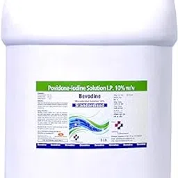Advita Lifesciences 10% Bevodine Povidone Iodine solution 5 Litre (I.P. Quality)-picture-51