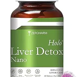 ZEROHARM Holo Liver Detox tablets | Liver cleanse & detox supplements for men & women | Liver, gallbladder support | Fights fatty liver | Milk Thistle, Dandelion & Turmeric extract (60 Tablets)-picture-37