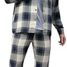 hancock Windowpane Checked Pure Cotton Casual Co-ord Set-picture-10