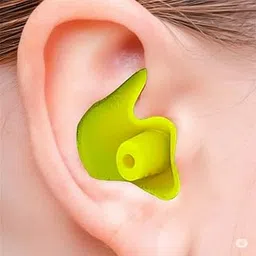 james healthplus James Health Plus Swimming & Bathing Ear Plugs Soft Reusable Silicone for Swimming, Sleeping Bathing, and Ear Protection (1 Pair) (Yellow, One Size)-picture-13
