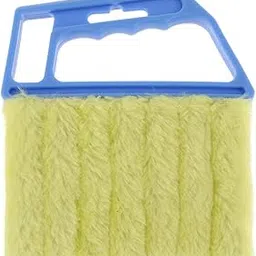 CALANDIS™ Venetian Blind Shutter Brush Window Air Conditioner Duster Dirt Cleaner Blue Handle + Yellow Brush | Mitts Bonnets & Buffing Pads | Automotive Care & Detailing | Automotive Tools & Supplies-picture-13