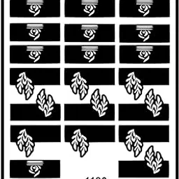 Temporary Tattoowala Modern Finger Design Mehndi Stencil Sticker for Modren Look-picture-64
