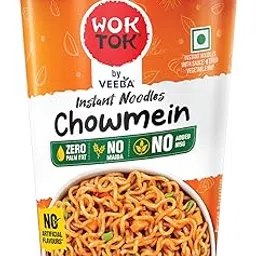 Wok Tok Instant Cup Noodles Chowmein (92.5g) | Made with no palm oil| No maida | No added MSG-picture-22