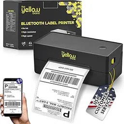 Label Printer, Bluetooth Thermal Printer, 4x6 Shipping Label Printer, Thermal Label Printer Desktop or Phone, Compatible with iPhone, Android, Windows, Mac, Chromebook, Amazon, Ebay, UPS.USPS-picture-41