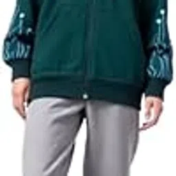 paklon Solid Zip-Up Hoodie for Women's | Long Sleeves Hoodie with Print Casual Wear-picture-36