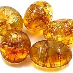 Citrine Tumble Stone | 50 gm Tumbled Gemstones | Reiki Healing Stones | Home Decor Pebbles | Aquarium Gravel | Garden & Table Dcor-picture-21