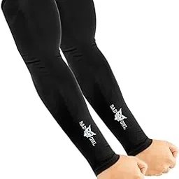 AeroFit Sleeves for Men & Women - Cooling Compression Arm Sleeves with UV Protection, Quick Dry, and Breathable Fabric for Sports & Outdoor Activities-image-14