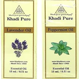 khadi pure gramodyog Khadi Pure Lavender & Peppermint Essential Oil, 15 ml (Pack of 2)-picture-26