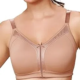 maroon Nude Collection Seamless Non-Padded Non-Wired Full Coverage M-Frame Support Ultra-Soft Cotton-Rich Blend for a Weightless Women Everyday Bra.-picture-50