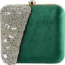 tooba Handicraft Hand Embroidered Box Clutch Bag Purse for Bridal, Casual, Wedding Bag for Women & Girls-picture-46