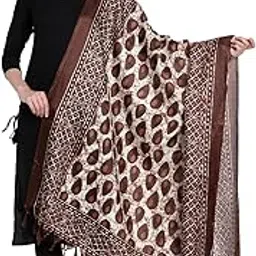 karthav fashion Women''s Digital Printed Patola Batiq Dupatta-picture-11